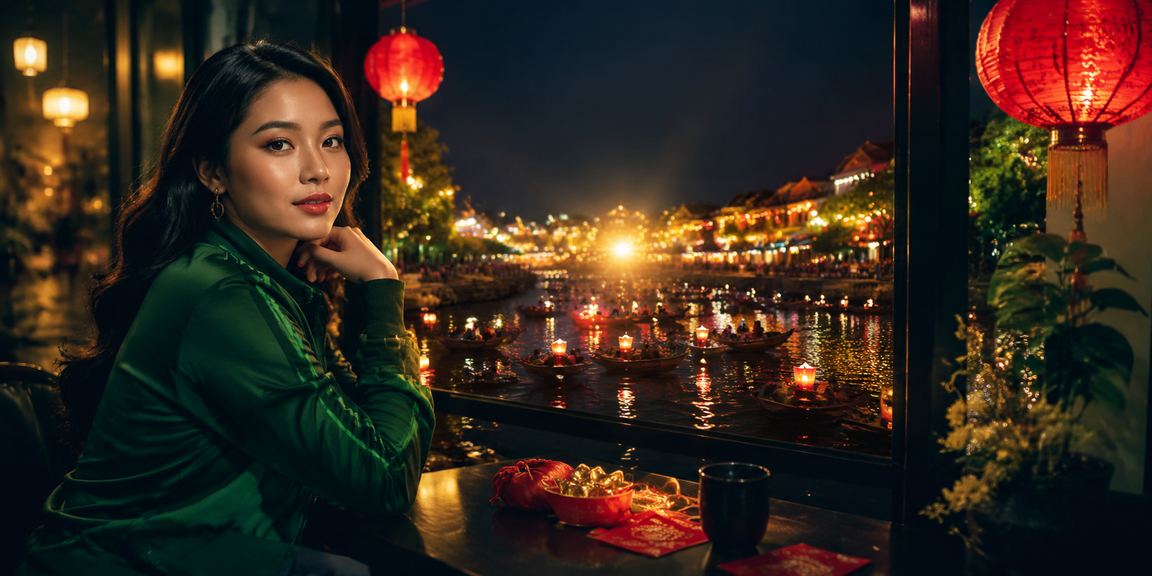 Người dùng tại Hội An ngồi cà phê và khám phá các câu hỏi thường gặp về 1920